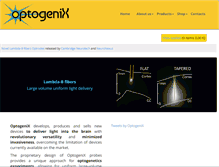Tablet Screenshot of optogenix.com